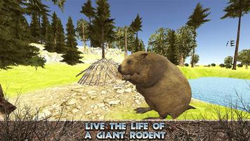 Beaver Simulator 3D - Animal Quest Game ảnh chụp màn hình 1