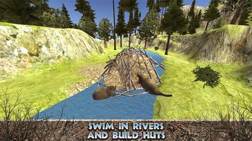 Beaver Simulator 3D - Animal Quest Game ảnh chụp màn hình 2