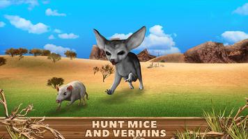 Fennec Fox Simulator 3D - Cute Animal Game Ekran Görüntüsü 2