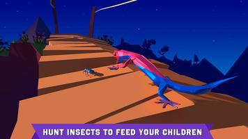 Iguana Lizard Survival Simulator 3D تصوير الشاشة 1