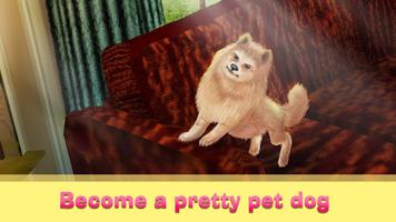 Pomeranian Dog Simulator 3D الملصق