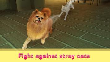 Pomeranian Dog Simulator 3D capture d'écran 1