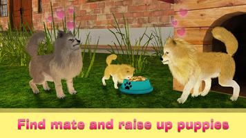 Pomeranian Dog Simulator 3D capture d'écran 2
