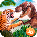 Dinosaur vs Tiger Kung Fu Fighting APK