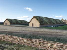 Neolithic Village 3D Poster