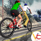 bi cycle race icon