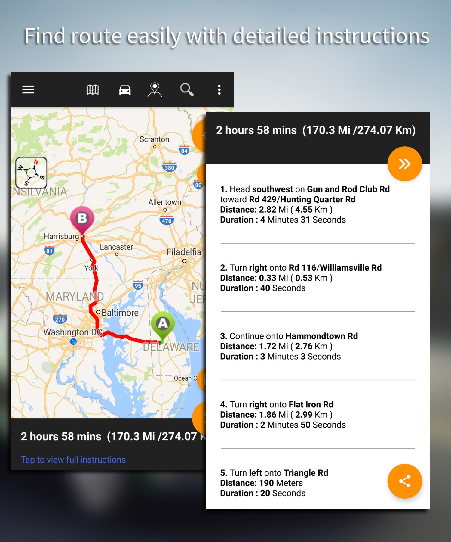 GPS Driving Directions for Android - APK Download