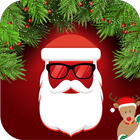 Christmas Stickers for selfies आइकन