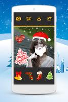 Christmas Stickers for Santa selfies poster