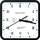 Roman square clock widget APK