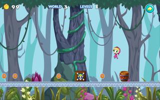 Cute Masha Jungle Dash Poster