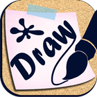 Draw on notes - color note icône