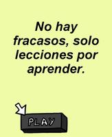 Motivational quotes in Spanish Affiche