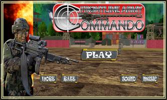 Armée Frontline Commando 3D Affiche