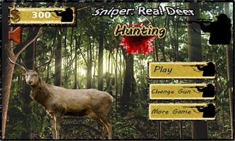 Der Sniper: Echt Rotwild-Jagd Plakat