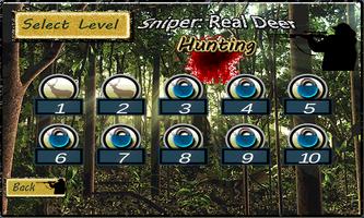 Le Sniper: cerf réel Chasse capture d'écran 1