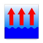 Swimming pool heat loss icon