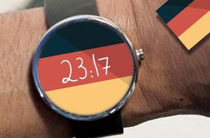 Germany Flag Watch Face Affiche