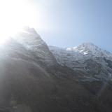 Fondo de Badrinath Himalayas icono