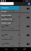 English -Vietnamese vocabulary screenshot 1