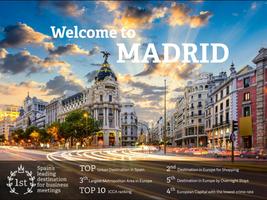 Madrid, Tourism business destination poster