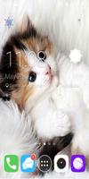 برنامه‌نما Cute Cat Live Wallpaper عکس از صفحه