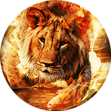 Fire Lion Live Wallpaper 圖標