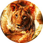 Fire Lion Live Wallpaper ikon