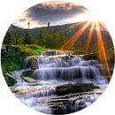Waterfall Rays Live Wallpaper aplikacja