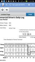 Drivers Daily Log ภาพหน้าจอ 1