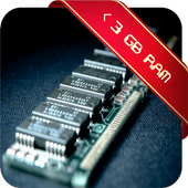 < 3 GB RAM Memory Booster-icoon