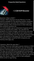 < 3 GB RAM Memory Booster تصوير الشاشة 2