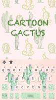 Cartoon Cute Cactus Free Theme पोस्टर