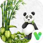 Cute Panda Baby Free Theme icône