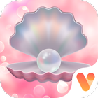 Glitter Beautiful Pearl Theme icône