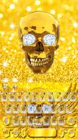 Magic Golden Skull Free Emoji Theme Affiche