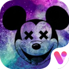 Galaxy Cutie Mickey Free Emoji Theme アイコン