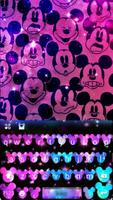 Galaxy Cutie Mickey Free Emoji Theme پوسٹر