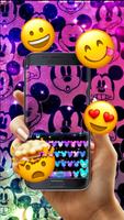 Galaxy Cutie Mickey Free Emoji Theme اسکرین شاٹ 2