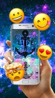 Galaxy Anchor Magic Free Emoji Theme تصوير الشاشة 2