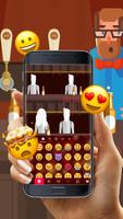 BrewTown ViVi Emoji Keyboard Theme imagem de tela 1