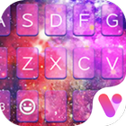 Glitter Galaxy Free Keyboard أيقونة