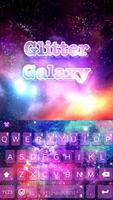 Glitter Galaxy Free Keyboard الملصق
