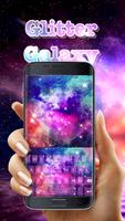 Glitter Galaxy Free Keyboard تصوير الشاشة 1