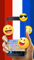 Great France Football Free Keyboard Emoji Theme capture d'écran 2