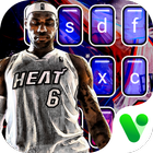 ikon NBA Superstar Free Emoji Keyboard