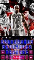 NBA Superstar Free Emoji Keyboard Cartaz