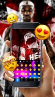 برنامه‌نما NBA Superstar Free Emoji Keyboard عکس از صفحه