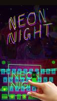 Neon Night New Theme Affiche