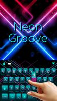 Neon Groove New Theme Affiche